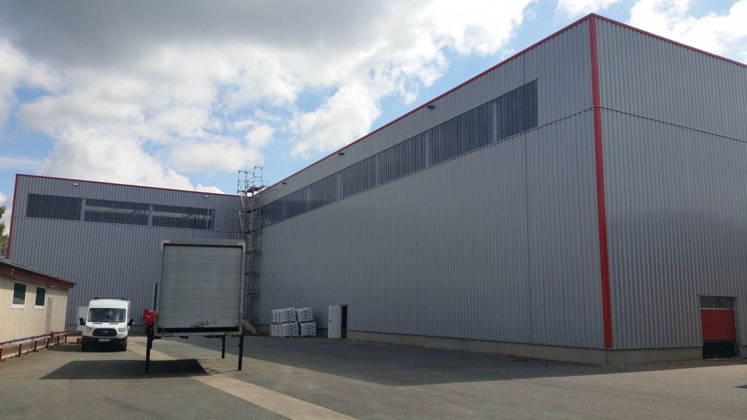 Neubau einer Lagerhalle